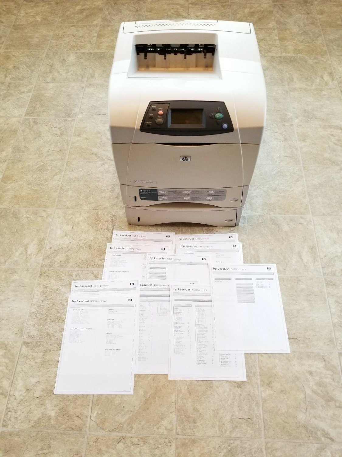 HP LASERJET 4350DTN WORKGROUP MONOCHROME LASER PRINTER