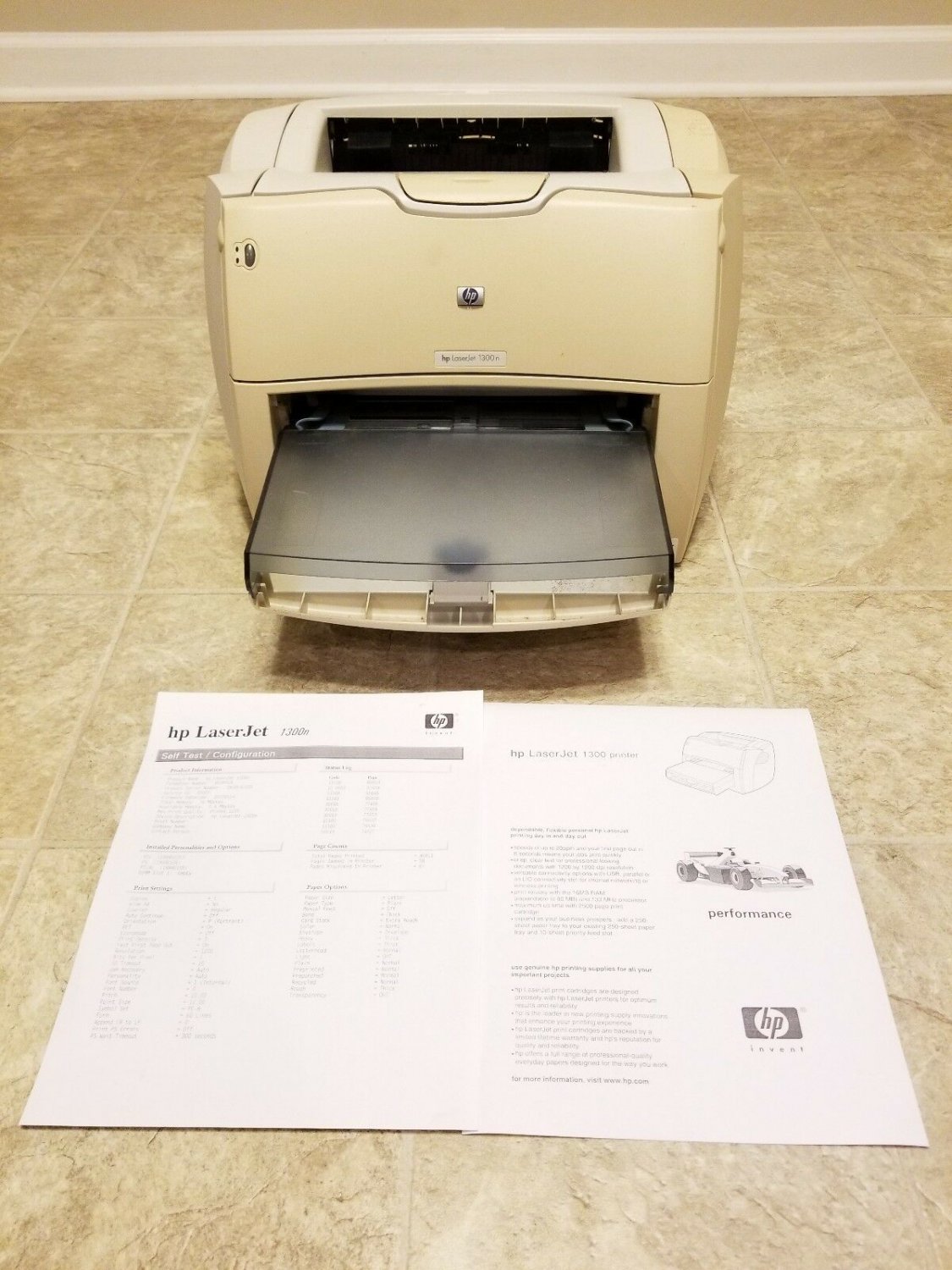 HP LASERJET 1300N NETWORK STANDARD MONOCHROME LASER PRINTER