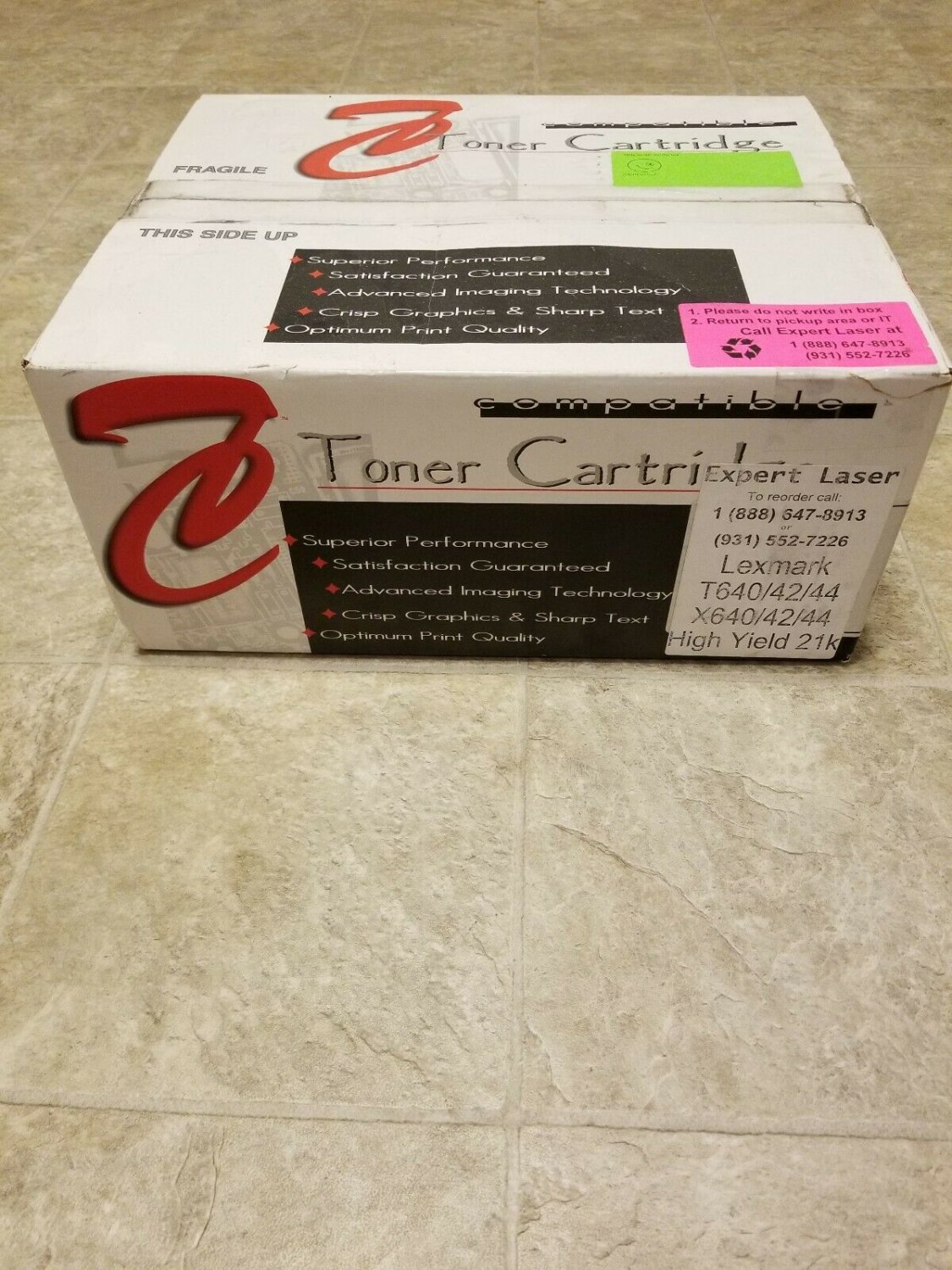 LEXMARK T640/42/44 X640/42/44 HIGH YIELD 21K TONER CARTRIDGE