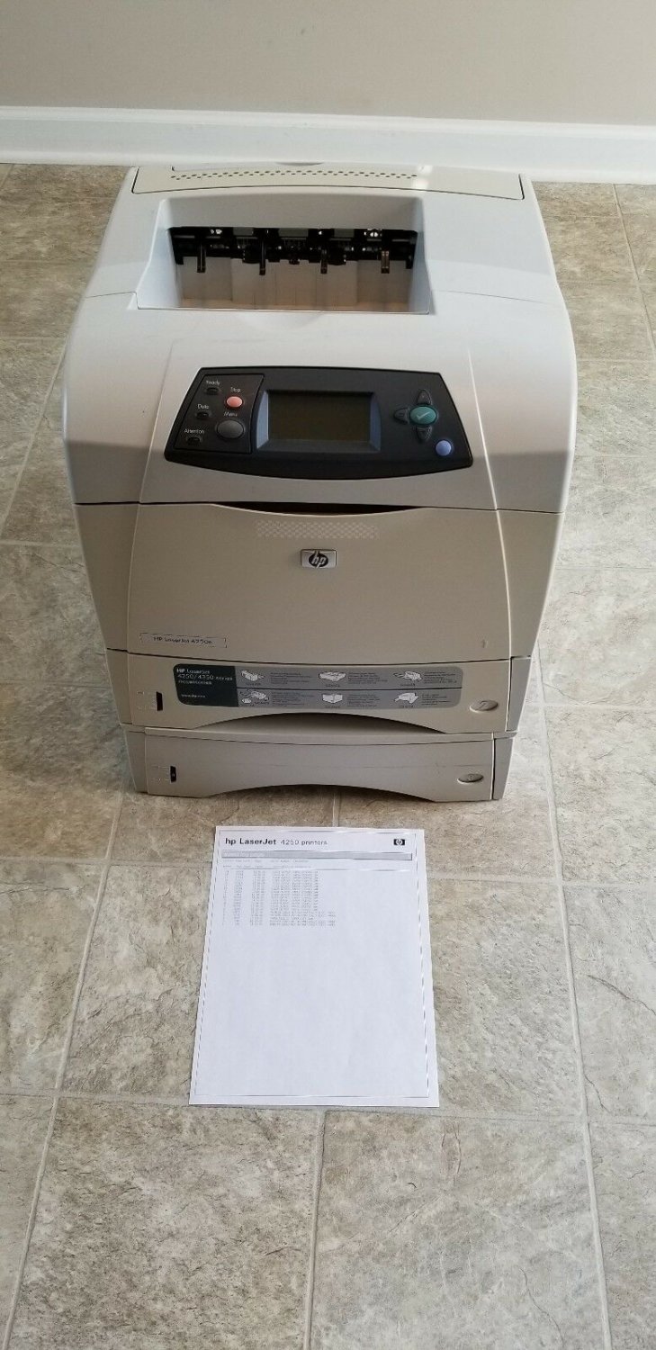 HP LASERJET 4250n Workgroup PRINTER WITH A DUPLEXER