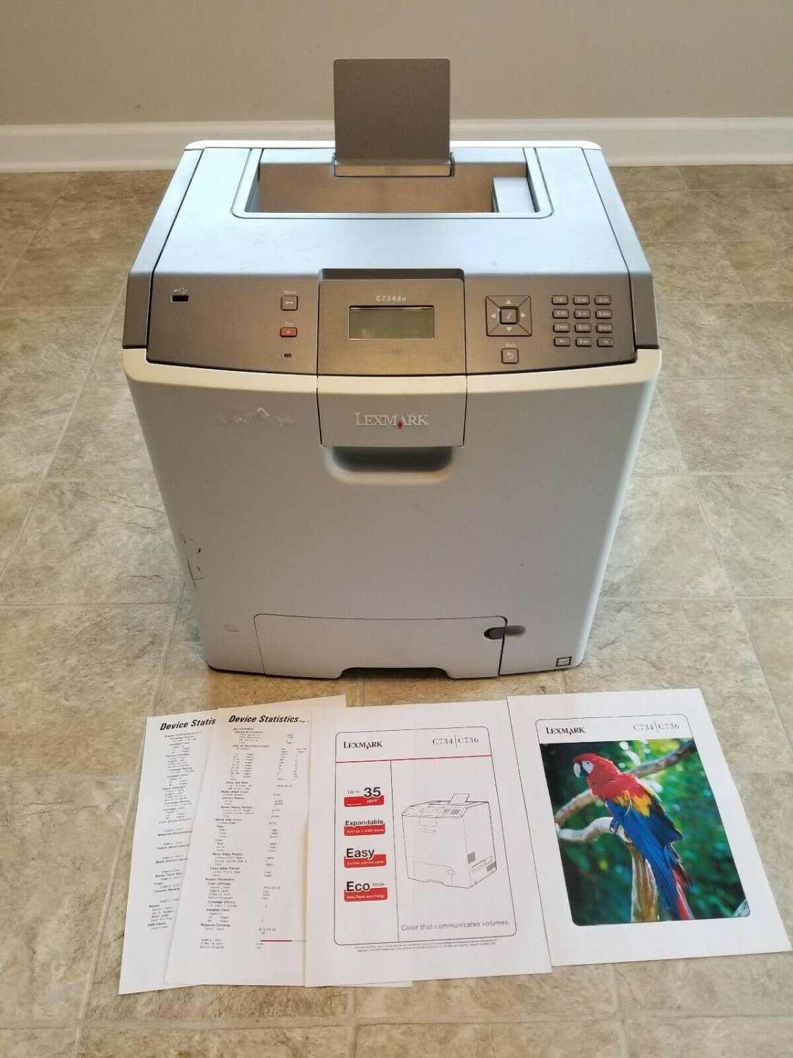 Lexmark C734dn Workgroup Laser Printer