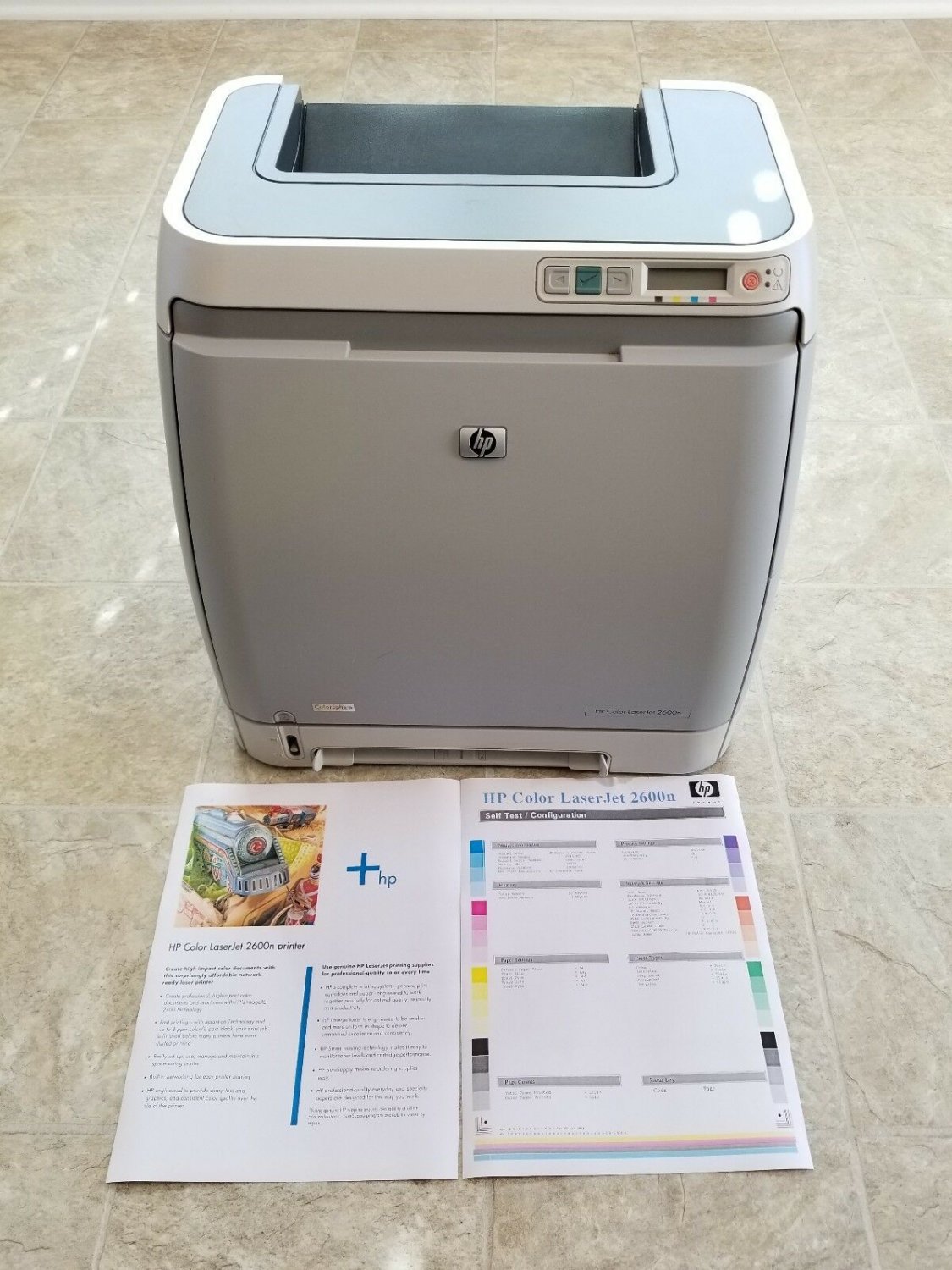 HP COLOR LASERJET 2600N WORKGROUP PRINTER