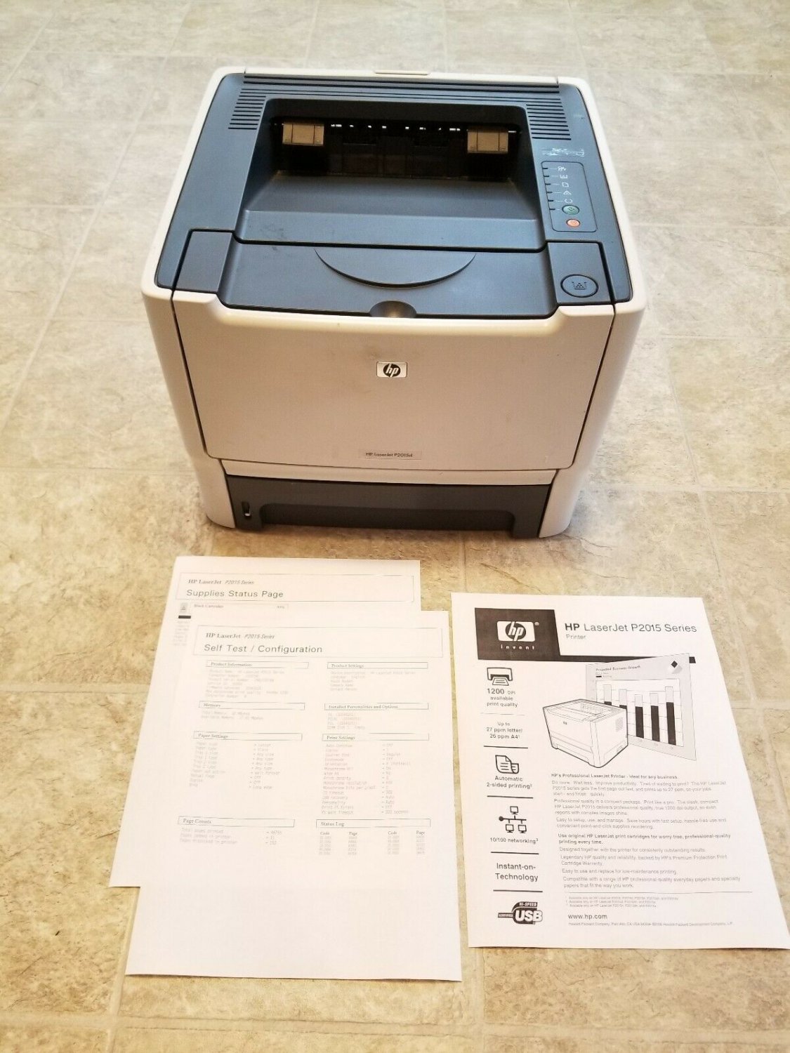 HP LaserJet P2015D Workgroup Laser Printer