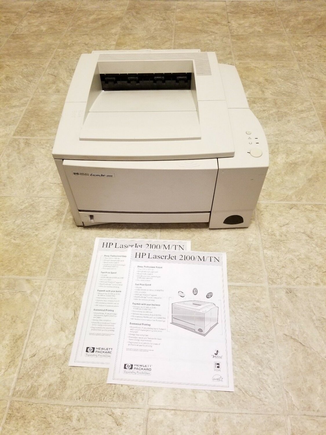 HP LASERJET 2100 WORKGROUP LASER PRINTER