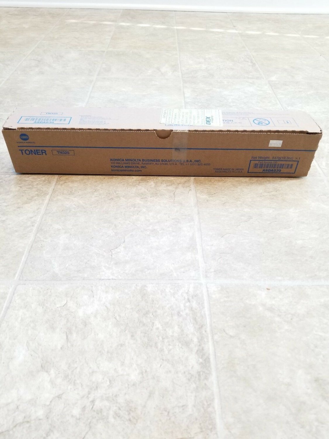 GENUINE KONICA MINOLTA TN325 TONER CARTRIDGE PART# A8DA030