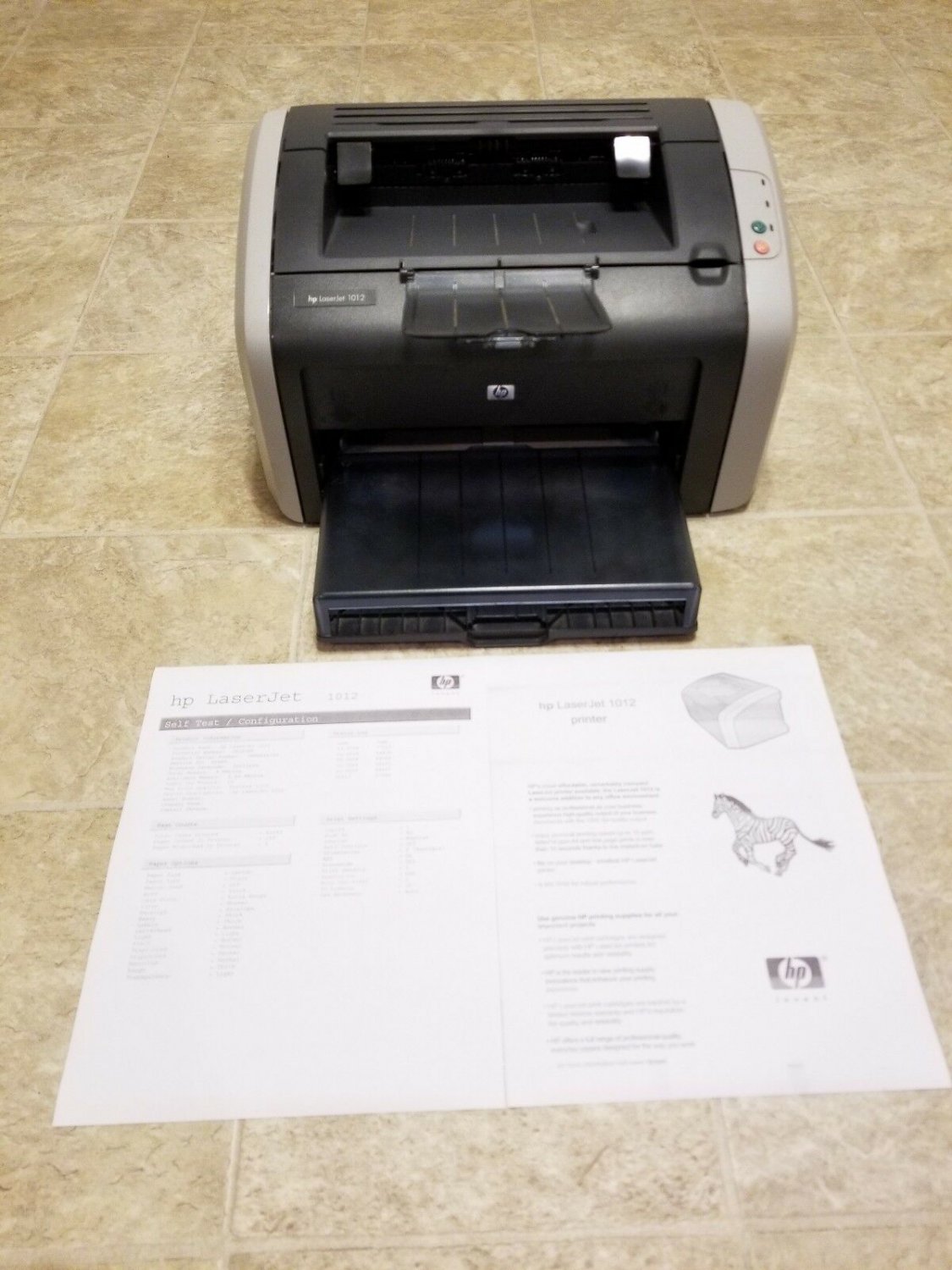HP LASERJET 1012 STANDARD LASER PRINTER
