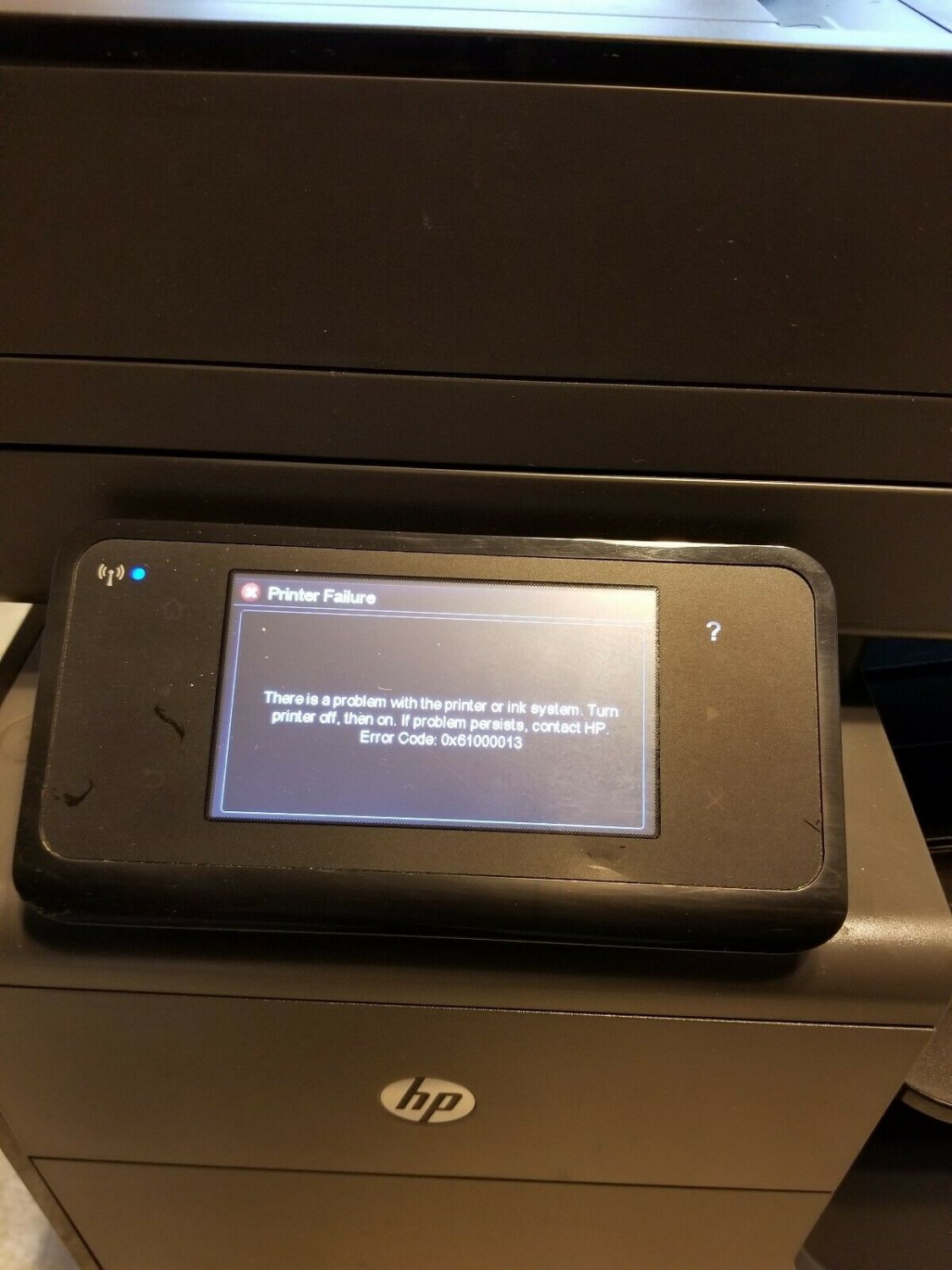 HP Officejet Pro X576dw AllInOne Inkjet Printer Ink System error