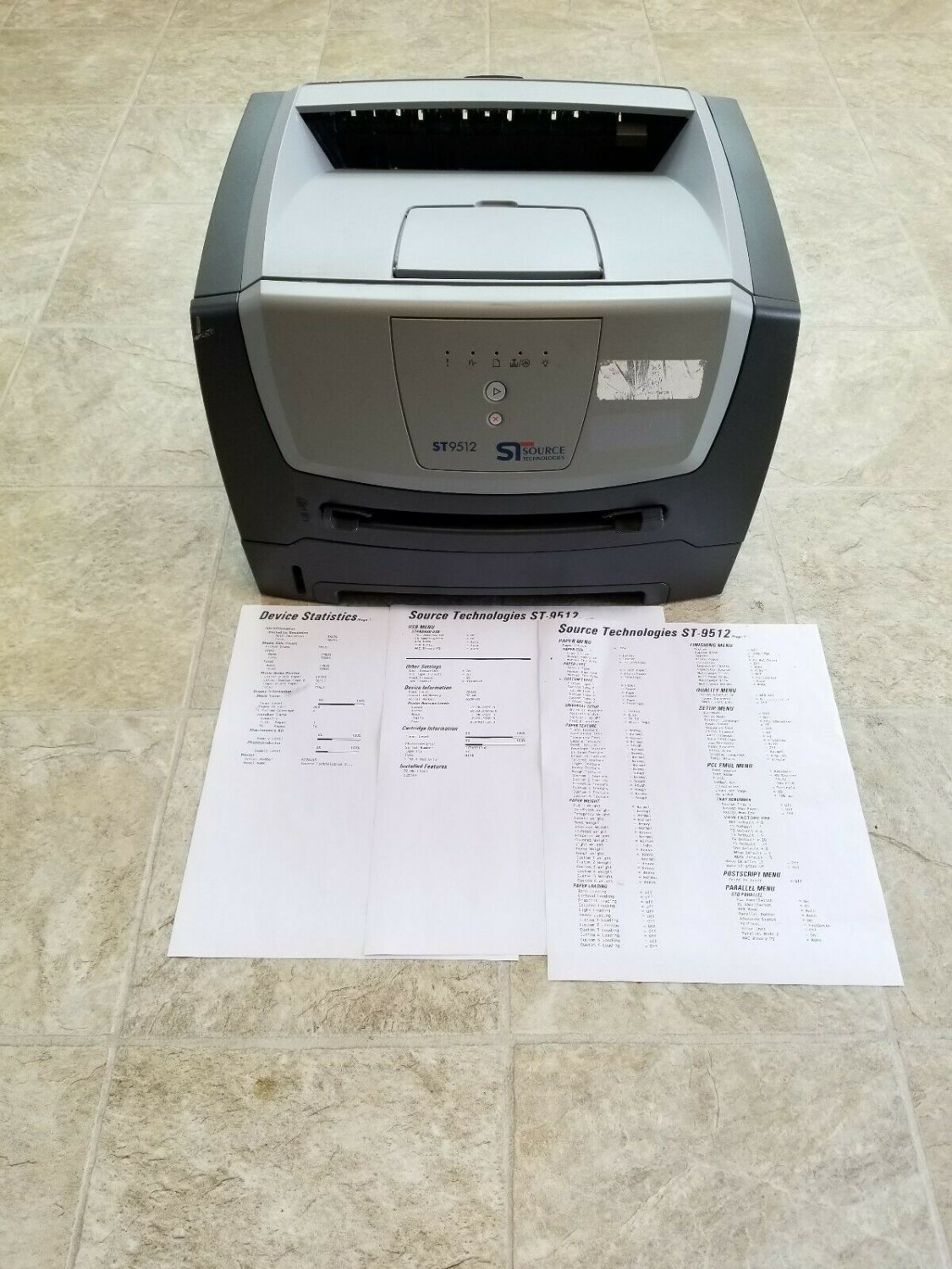 SOURCE TECHNOLOGY WORKGROUP ST9512 LASER PRINTER