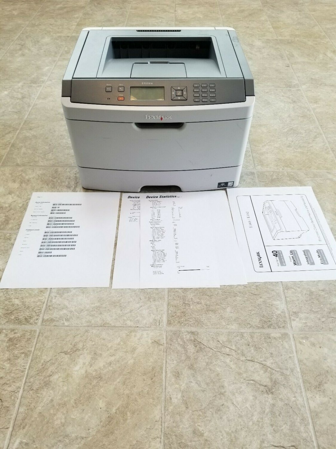 LEXMARK E460DW MONOCHROME LASER PRINTER