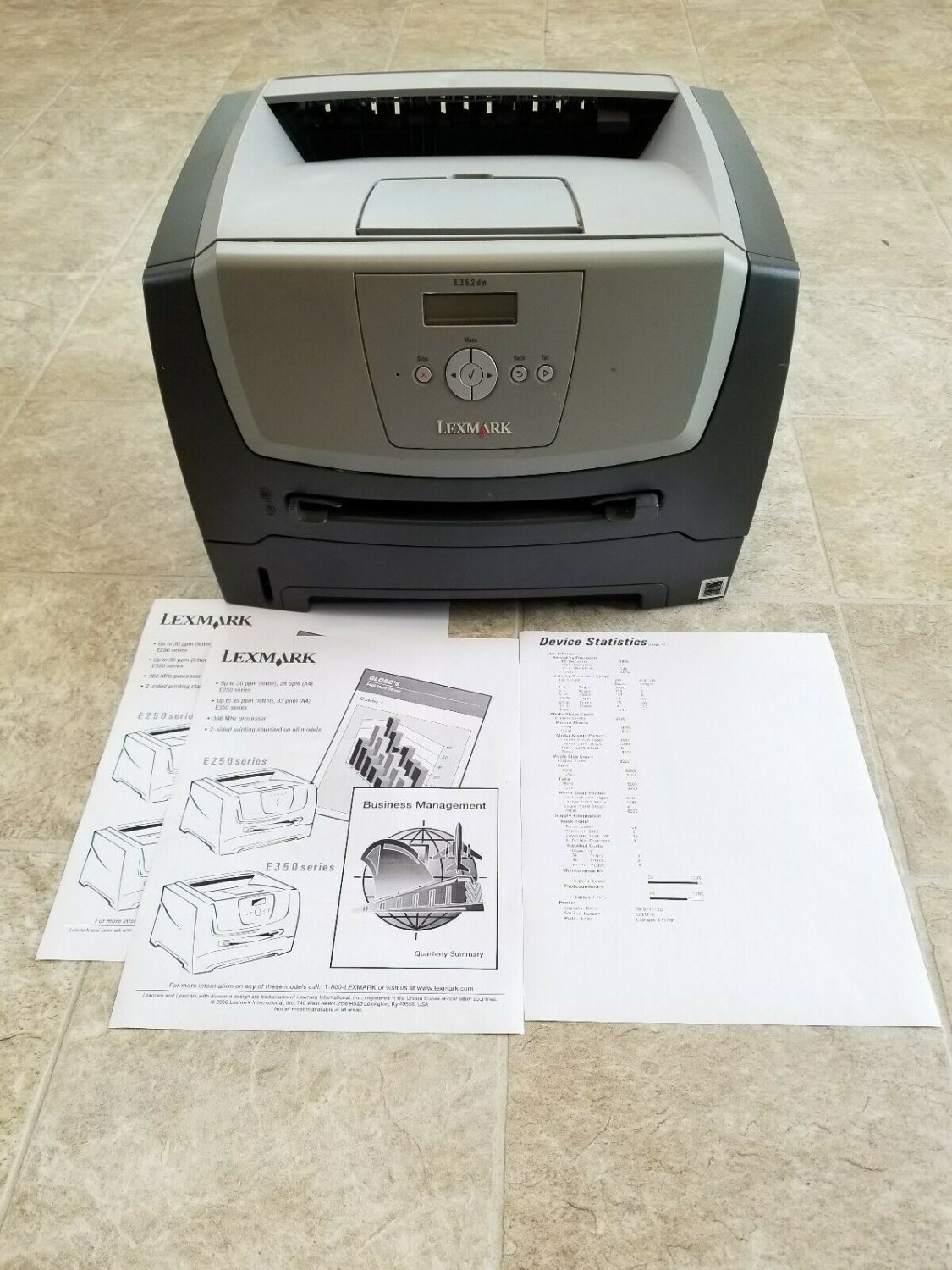 Lexmark E352dn Workgroup Laser Printer