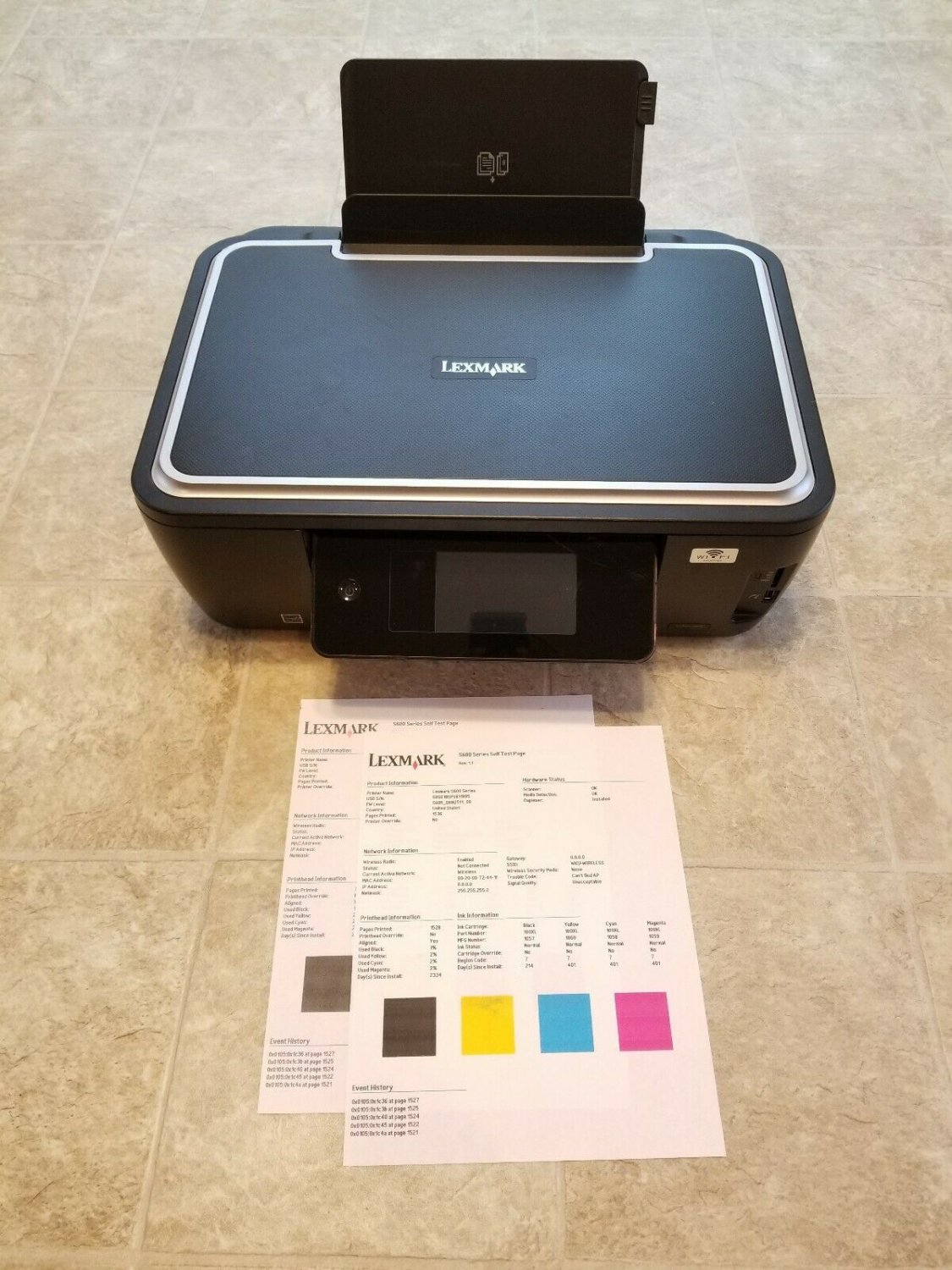 LEXMARK S600 SERIES ALL-IN-ONE PRINTER