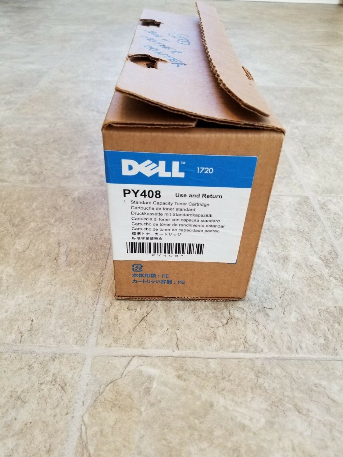 GENUINE BLACK TONER CARTRIDGE FOR DELL 1720 PRINTER PART PY408