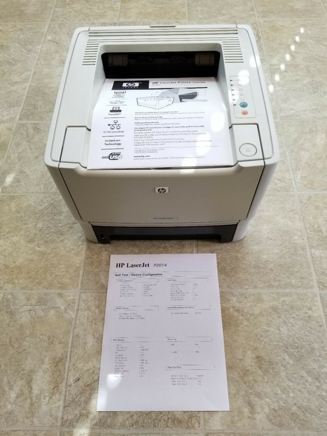 Как печатать на принтере hp laserjet p2014