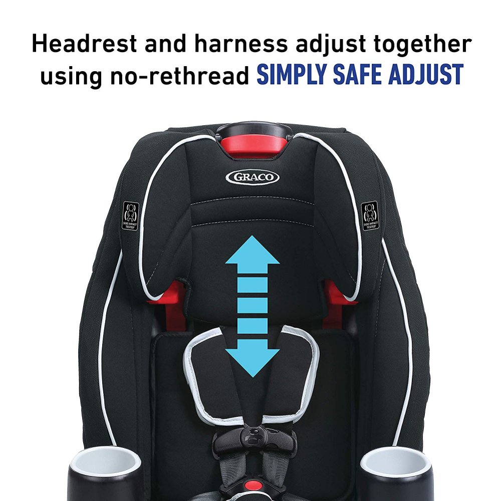 Graco Atlas 65 2in1 Harness Booster Car Seat, Glacier