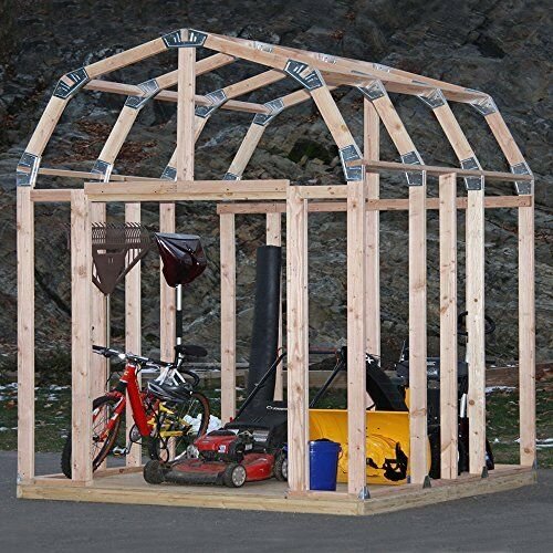 Barn Style Instant Framing Kit Shed Storage Yard Equipment Building