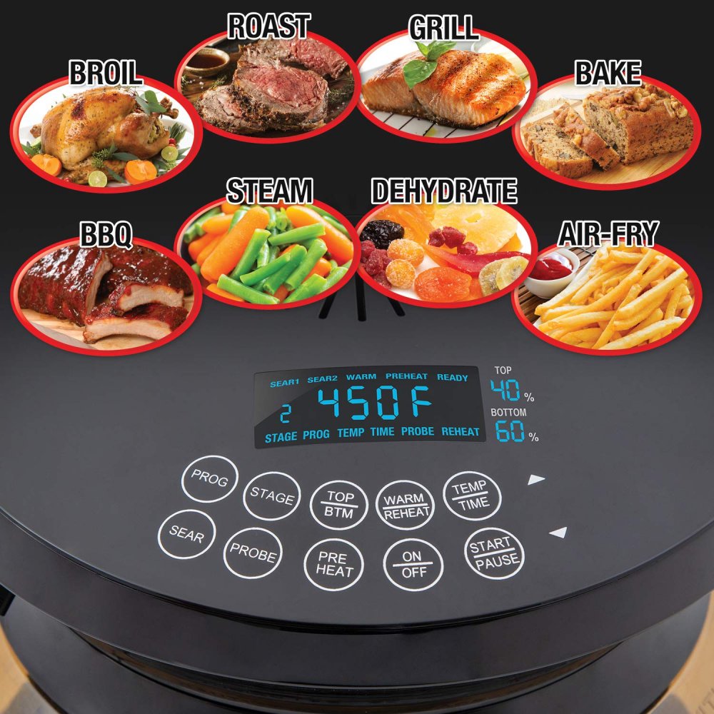 NUWAVE PRIMO Grill Oven with Integrated Digital Temp Probe for PERFECT