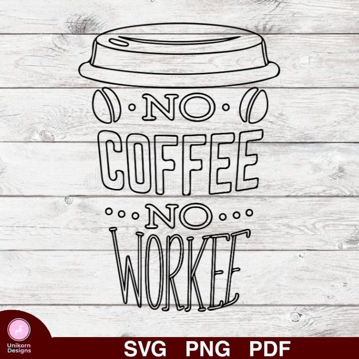 Coffee Cup Design 1 SVG PNG Silhouette Cut Files Cricut Vector Graphic Clipart Instant Download