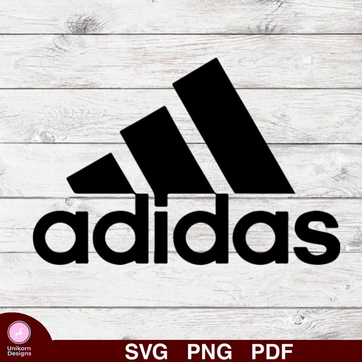 Adidas Design 3 SVG PNG Silhouette Cut Files Cricut Vector Graphic Clipart Instant Download
