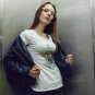 T-Shirt Top Cross Religion Eye Wings Rose Roses Splat Art Green #12 #39150732