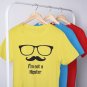 T-Shirt Top Funny Quote I'm Not A Hipster Eyeglasses Mustache #18 #39150978