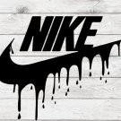 Nike Drip Design 1 SVG PNG Silhouette Cut Files Cricut Vector Graphic Clipart Instant Download