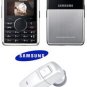 Samsung P310 Cell Phone (unlocked) - Black + World Smallest Bluetooth Headset (white)