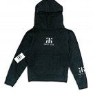 Kumfee Kush (TM) Classic Kids Black Hoodies Large