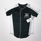 Kumfee Kush (TM) Adult Unisex Baseball Jerseys Black Large