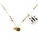 Kumfee Kush (TM) Gold Heart Necklace With Pendants