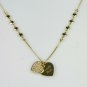Kumfee Kush (TM) Gold Heart Necklace With Pendants