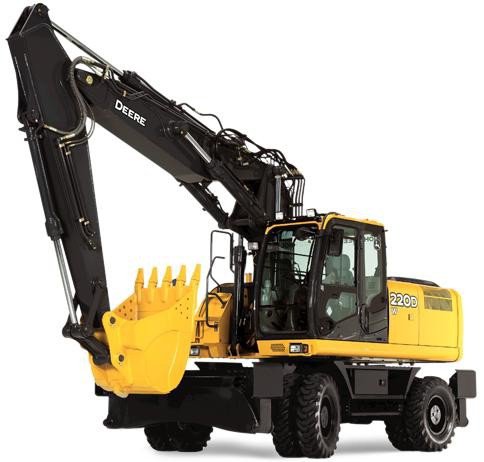 PDF John Deere 220DW Wheeled Excavator Service Repair Technical Manual (TM10545)