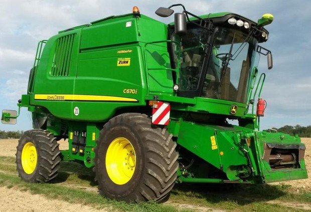 PDF John Deere Combines W540, W550 To T670 C670 Operation and Test Manual (TM402119)