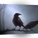 Birds Two Crow Tree A1 Xlarge Canvas