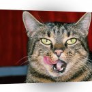 Cat Hello You Tasty Little Morsel A1 Xlarge Canvas