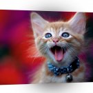 Cat True Happiness A1 Xlarge Canvas