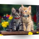 Cat Two Cute A1 Xlarge Canvas