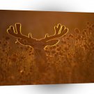 Deer Sunset Glow A1 Xlarge Canvas