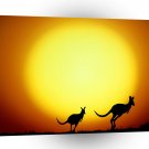 Kangaroo The Hop A1 Xlarge Canvas