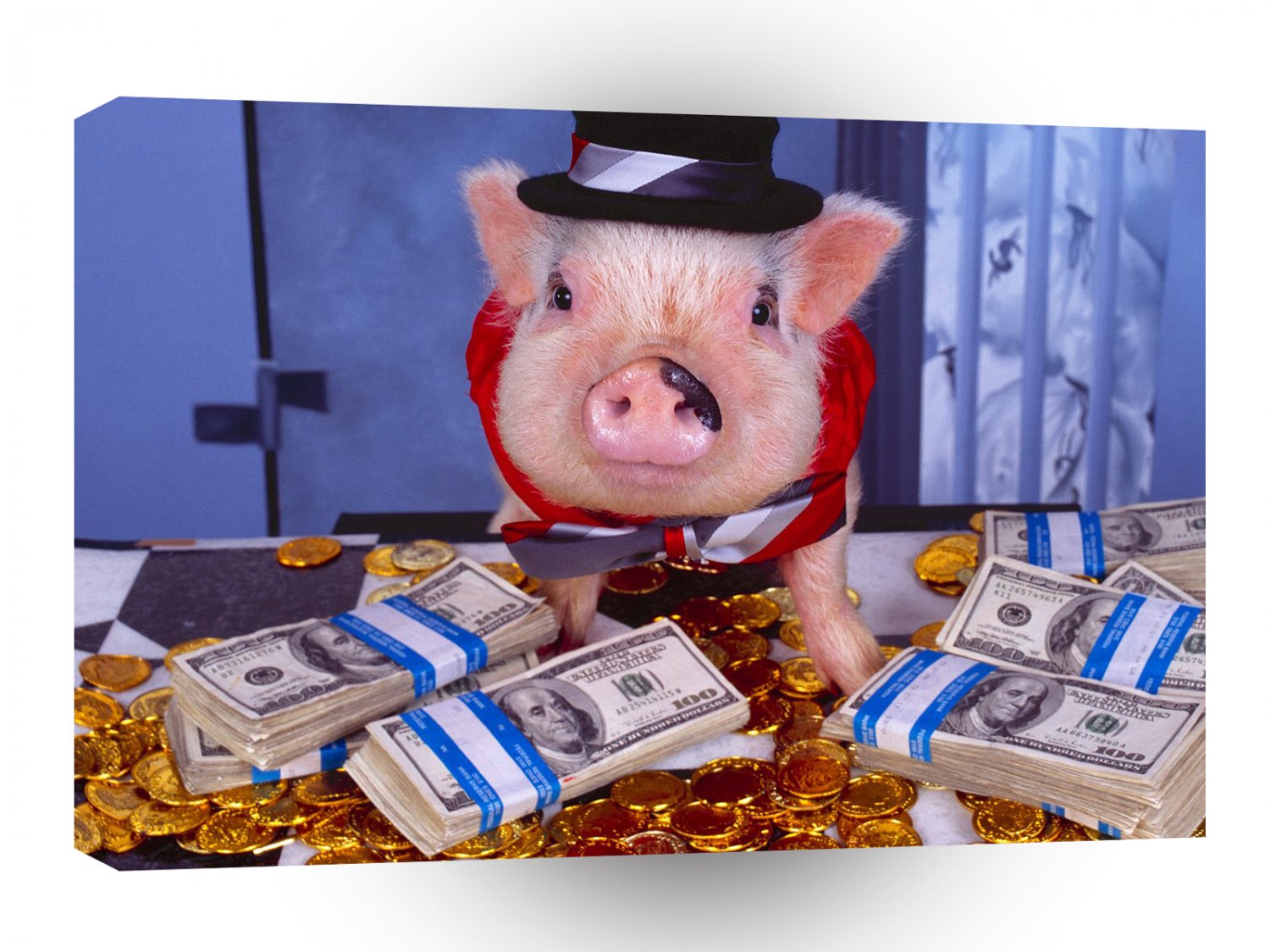 Pig Hey Spender A1 Xlarge Canvas