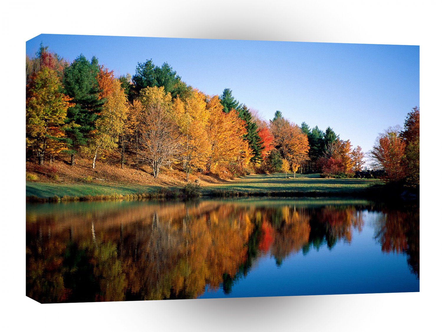 Autumn Reflections Vermont A1 XLarge Canvas