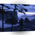 Beach Rubynight A1 XLarge Canvas