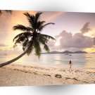 Beach Twilight Paradise La Digue Seychelles A1 XLarge Canvas