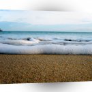 Beach Waves Foam Close A1 XLarge Canvas