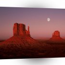 Deserts Moonrise Monument Valley Utah A1 XLarge Canvas