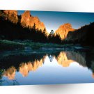 Lake Autumn Reflections Smith Rock State Park Oregon A1 XLarge Canvas