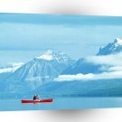 Lake Canoeing At Glacier Park Montana A1 XLarge Canvas