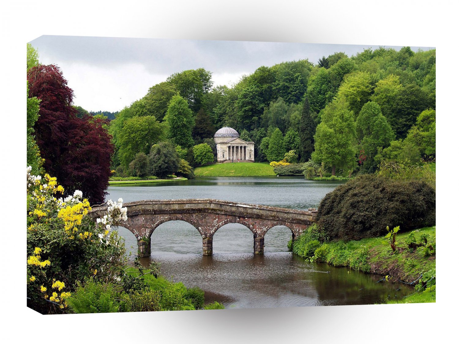 Lake Classic Stone Bridge A1 XLarge Canvas