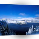 Lake Crater In Winter Oregon A1 XLarge Canvas