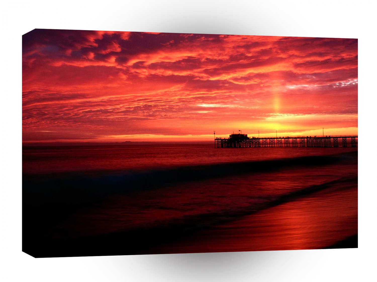 Beach Balboa Pier A1 XLarge Canvas
