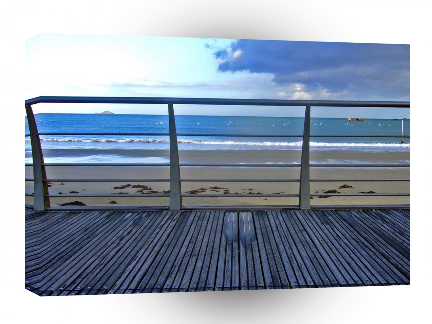 Beach Boardwalk A1 XLarge Canvas